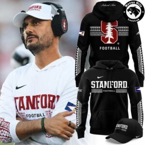 Stanford Cardinal Football Coach Tavita Pritchard Hoodie 3