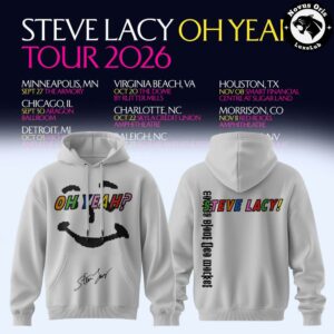 Steve Lacy Oh Yeah? Tour 2026 Signature Hoodie - NovusOris Best