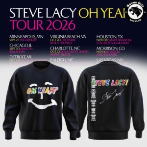 Steve Lacy Oh Yeah? Tour 2026 Signature Sweatshirt - NovusOris