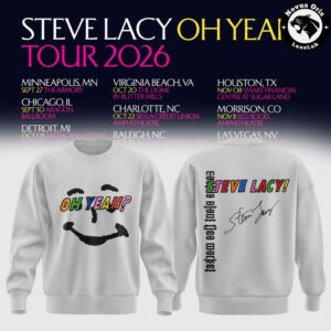 Steve Lacy Oh Yeah Tour 2026 Signature Sweatshirt 2
