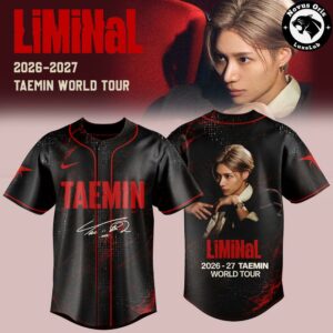 Taemin LiMiNaL World Tour 2026 2027 Baseball Jersey 2