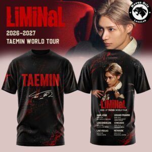 Taemin LiMiNaL World Tour 2026–2027 Graphic T-Shirt