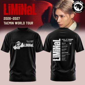 Taemin LiMiNaL World Tour 2026 2027 Graphic T Shirt 4