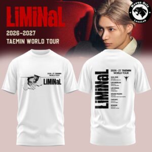 Taemin LiMiNaL World Tour 2026 2027 Graphic T Shirt 5