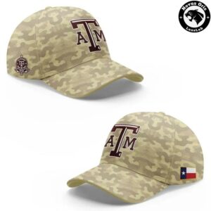 Texas AM Aggies 2026 Desert Camo Honor and Support Football Jersey 2