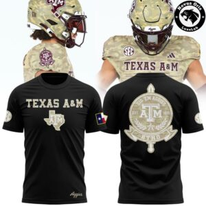 Texas AM Aggies Gig Em Military Camo Performance T Shirt 6