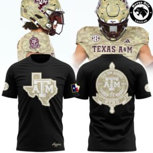 Texas AM Aggies Gig Em Military Camo Performance T Shirt 7