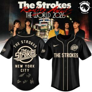 The Strokes Reality Awaits Tour 2026 NYC Signature Baseball Jersey