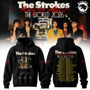 The Strokes Reality Awaits Tour 2026 NYC Signature Pullover Hoodie