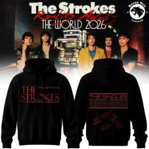 The Strokes Reality Awaits Tour 2026 NYC Signature Pullover Hoodie 6