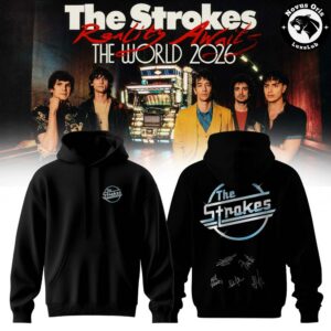 The Strokes Reality Awaits Tour 2026 NYC Signature Pullover Hoodie 7