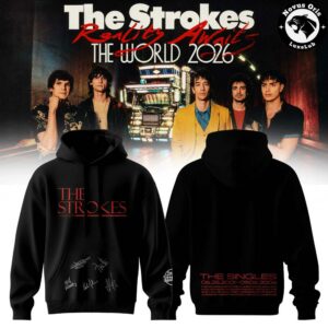 The Strokes Reality Awaits Tour 2026 NYC Signature Pullover Hoodie 8