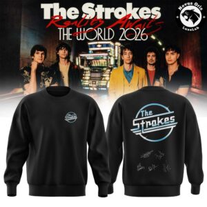 The Strokes Reality Awaits Tour 2026 NYC Signature Sweatshirt