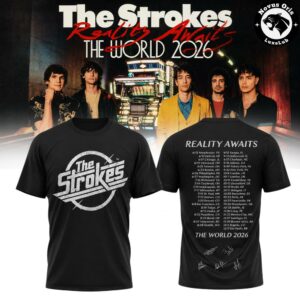 The Strokes Reality Awaits World Tour 2026 Graphic T Shirt 2