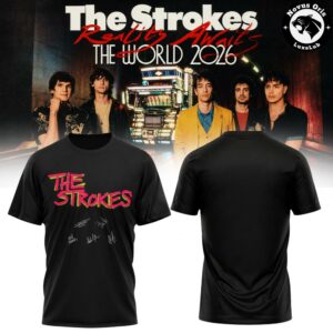 The Strokes Reality Awaits World Tour 2026 Graphic T Shirt 3