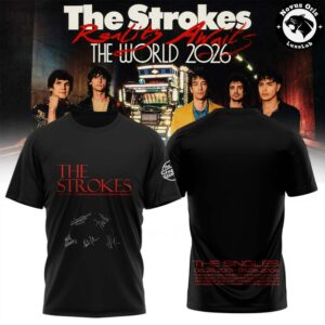 The Strokes Reality Awaits World Tour 2026 Graphic T Shirt 4