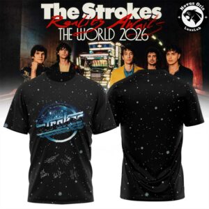 The Strokes Reality Awaits World Tour 2026 Graphic T Shirt 6