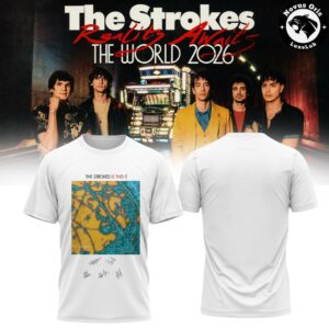 The Strokes Reality Awaits World Tour 2026 Graphic T Shirt 8