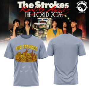 The Strokes Reality Awaits World Tour 2026 Graphic T Shirt 9
