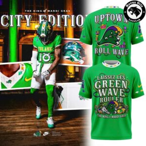 Tulane Green Wave 2026 City Edition King of Mardi Gras T-Shirt