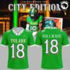 Tulane Green Wave Football 2026 City 18 Green Soccer Jersey