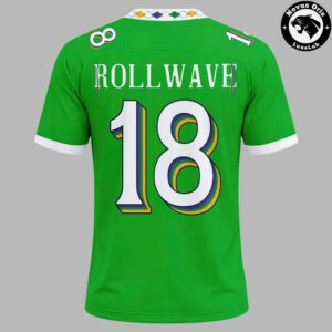 Tulane Green Wave Football 2026 City 18 Green Soccer Jersey 3