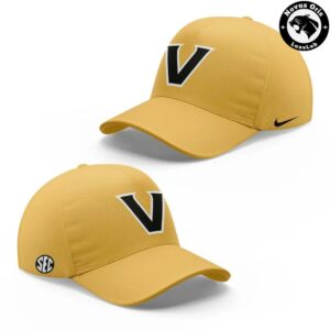 Vanderbilt Commodores Gold Football T Shirt 4