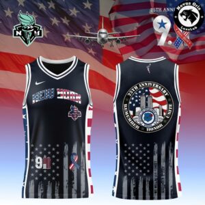 WNBA 9 11 25th Anniversary 2001 2026 Custom Basketball Jersey 11