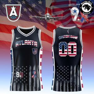 WNBA 9 11 25th Anniversary 2001 2026 Custom Basketball Jersey 2