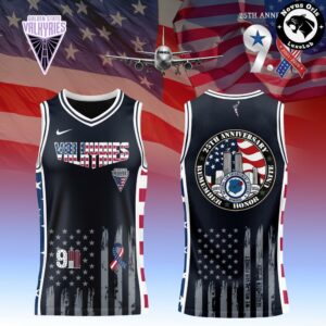 WNBA 9 11 25th Anniversary 2001 2026 Custom Basketball Jersey 3