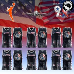 WNBA 9/11 25th Anniversary 2001-2026 Custom Basketball Jersey