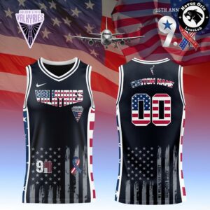 WNBA 9 11 25th Anniversary 2001 2026 Custom Basketball Jersey 4