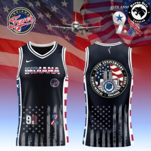 WNBA 9 11 25th Anniversary 2001 2026 Custom Basketball Jersey 5
