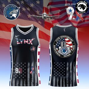 WNBA 9 11 25th Anniversary 2001 2026 Custom Basketball Jersey 7