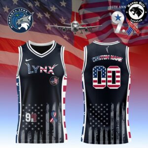 WNBA 9 11 25th Anniversary 2001 2026 Custom Basketball Jersey 8