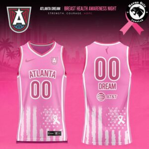 WNBA Breast Health Awareness Night 2026 Custom Basketball Jersey 1