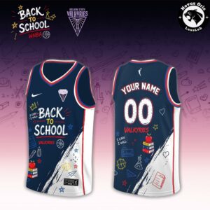 WNBA x Back To School 2026 Limited Edition Black Basketball Jersey 2