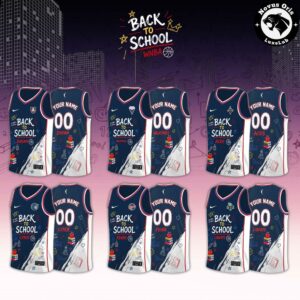 WNBA x Back To School 2026 Limited Edition Black Basketball Jersey