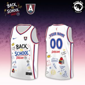 WNBA x Back To School 2026 Limited Edition White Basketball Jersey 1