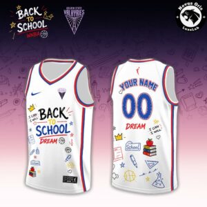 WNBA x Back To School 2026 Limited Edition White Basketball Jersey 2