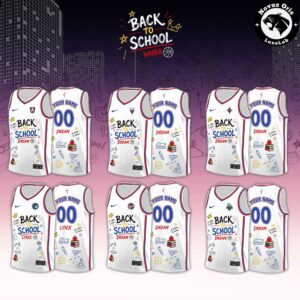 WNBA x Back To School 2026 Limited Edition White Basketball Jersey