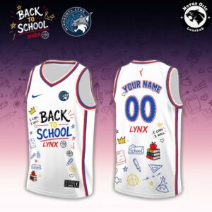 WNBA x Back To School 2026 Limited Edition White Basketball Jersey 4