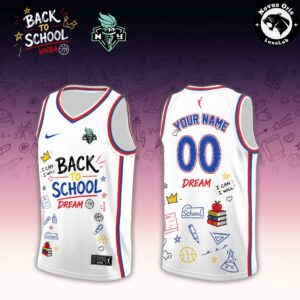 WNBA x Back To School 2026 Limited Edition White Basketball Jersey 6
