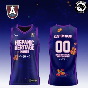 WNBA x Hispanic Heritage Month Purple Custom Basketball Jersey 1