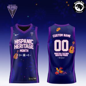 WNBA x Hispanic Heritage Month Purple Custom Basketball Jersey 2