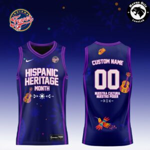 WNBA x Hispanic Heritage Month Purple Custom Basketball Jersey 3
