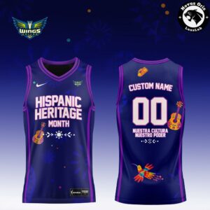 WNBA x Hispanic Heritage Month Purple Custom Basketball Jersey 6