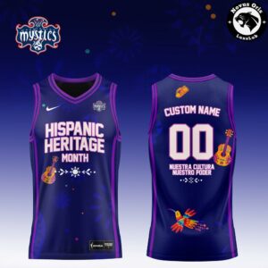 WNBA x Hispanic Heritage Month Purple Custom Basketball Jersey 8