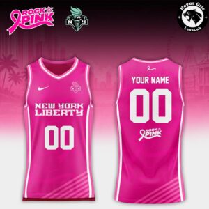 WNBA x Rock the Pink Night 2026 Custom Basketball Jersey 5