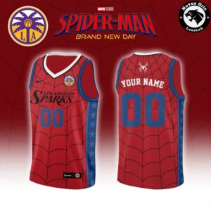 WNBA x Spider Man Brand New Day 2026 Basketball Jersey 4
